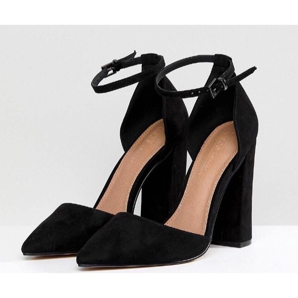 ASOS DESIGN Paris pointed high heeled pumps in black ASOS DESIGN Paris pointed high heeled pumps in black